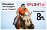 Осталось 2 недели, чтобы оформить кредит и выиграть 8% годовых!